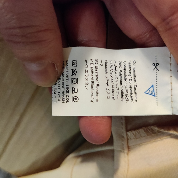 ***Two Piece Pin Striped Wide leg Set (S) - Picture 5 of 5